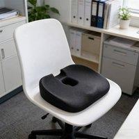PAWNORA Innovation Donut Cushion for Hemorrhoids with Scientific in Black | Size: 100 cm x 190 cm