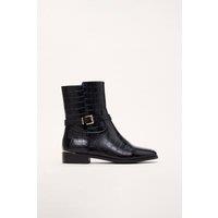 Phase Eight Women's Leather Ankle Boot in Black | Size: 4