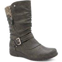 Pavers Women's Slouch Calf Boots in Khaki | Size: 7