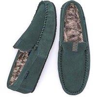 Moshulu Men's 'Fielding 3' Moccasin Slippers in Green | Size: 11