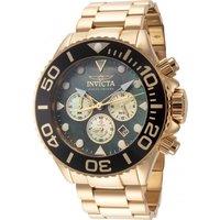 Invicta Men's IN-48601 52mm Quartz Watch in Gold