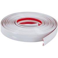 Living and Home 6.1m Self Adhesive Flexible Corner Trim Wall Moulding Trim in White