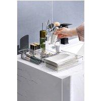 Living and Home 10 Pcs Clear Desk Drawer Organizers Set Bathroom Storage Bins for Makeups Jewelries