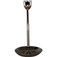 Four Candle Metal Candle Holder H21cm in Grey