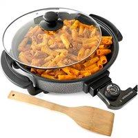 Andrew James 30cm Multi Cooker Pan with Spatula in Black