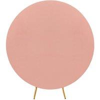 Neel Blue Round Arch Backdrop Cover Spandex Wrinkle-Resistant Circle Arch Stand Cover - 200cm in Rose Gold