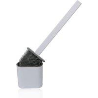 NESTLUNE White Toilet Brush & Holder Set Bathroom Cleaning