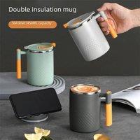NESTLUNE Light Green Thermos Mug Tea Coffee Thermal Cup | Size: 100 cm x 15 cm