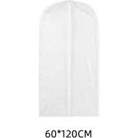 Kelvenix 60*120cm 5PCS Clothing Cover Coat Suit Dress Protector Hanging in Clear