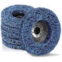 Ventryn 6-Piece 115mm Wheel Discs for Angle Grinder, Paint Rust in Blue