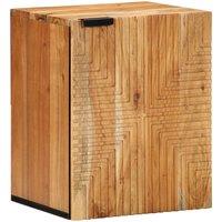 Berkfield Home Bathroom Hanging Cabinet 38x33, 5x48 cm Solid Wood Acacia in Brown