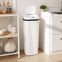 STILVORA 50L Sensor Bin with Hands-Free Opening in White