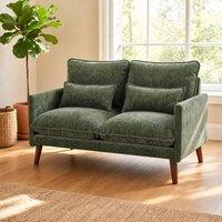 STILVORA 2 Seater Sofa with Pocket Sprung Cushions, Green