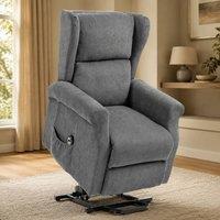STILVORA Recliner Armchair with Lift & Recline in Grey