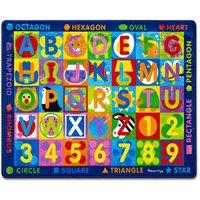 simpa Jumbo ABC-123 Rug 147.32 CM x 200.66 CM | Size: 140 cm x 200 cm