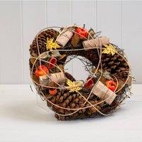 KDMD Autumn centrepiece with leaves & fruit