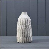 KDMD White Contemporary Ceramic Vase