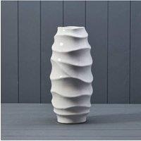 KDMD White Decorative Ceramic Vase - 31mm