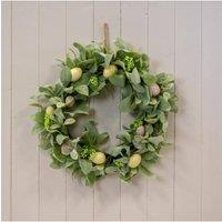 KDMD Green Rustic Easter Egg Wreath