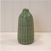 KDMD Green Traditional Elegant Ceramic Vase in Pale Green