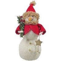 KDMD Felt Snowman in Santa Costume Hanging Decoration 31cm