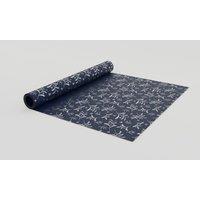 KDMD Navy Kraft Silver Mistletoe Paper 50cmx100m