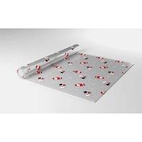 KDMD 80cm Santa Snowman Waving Film in Grey