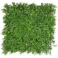 KDMD Exterior U.V Mixed Leaf Green Wall Panel