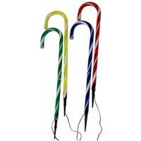 KDMD Light Up Candy Canes 62cm Multicolor