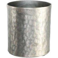 KDMD Apollo Cylinder Antique Silver Pot 17cm