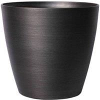 KDMD Dark Grey Metallic Look Planter 25cm