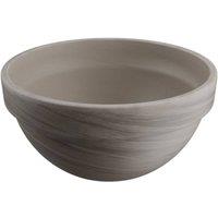KDMD Levy Basalt Natural Terracotta Bowl 16cm H in Grey