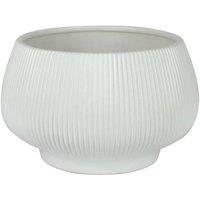 KDMD Matt White Hortus Belgrade Bowl 24x18cm | Size: 24x18 cm