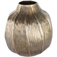 KDMD Antique Gold Eros Poppy Vase H18 x Dia17cm