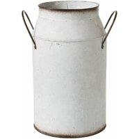 KDMD Riversdale Milk Churn 16cm x 25cm in White | Size: 16 cm x 25 cm