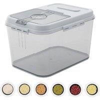 EONLION 15kg Airtight Dry Food Storage Container Box in Clear | Size: 100 cm