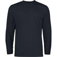 Projob Men's 2017 Cotton Long-Sleeved T-Shirt in Black | Size: XS