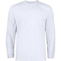 Projob Men's 2017 Cotton Long-Sleeved T-Shirt in White | Size: XS