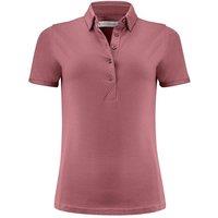 James Harvest Women's American Supreme Cotton Polo Shirt in Crimson | Size: XS