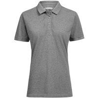 James Harvest Women's Supreme Classic Short-Sleeved Polo Shirt in Grey | Size: Large