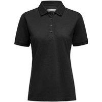 James Harvest Women's Supreme Classic Short-Sleeved Polo Shirt in Black | Size: XS