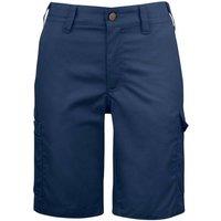 Projob Women's 2529 Polycotton Work Cargo Shorts in Navy | Size: 26