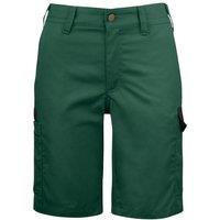 Projob Women's 2529 Polycotton Work Cargo Shorts in Green | Size: 26