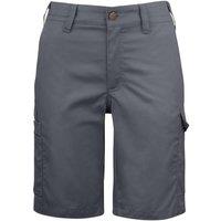 Projob Women's 2529 Polycotton Work Cargo Shorts in Grey | Size: 36