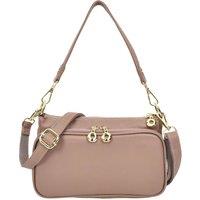 House of Leather Women's Womens Real Leather Shoulder Bag Zelda in Lilac