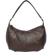 House of Leather Women's Real Leather Crossbody Shoulder Bag Callie in Brown