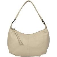 House of Leather Women's Real Leather Crossbody Shoulder Bag Callie in Taupe