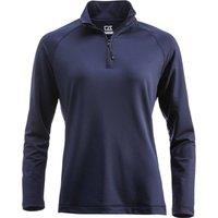 Cutter & Buck Women's Coos Bay Half Zip Pullover in Dark Navy | Size: 2XL