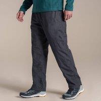 Craghoppers Men's Kiwi Thermo Winter Lined Insect-Barrier Trouser in Dark Grey | Size: 32R