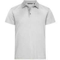 Cutter & Buck Men's Virtue Striped Polo Shirt in Silver | Size: 3XL